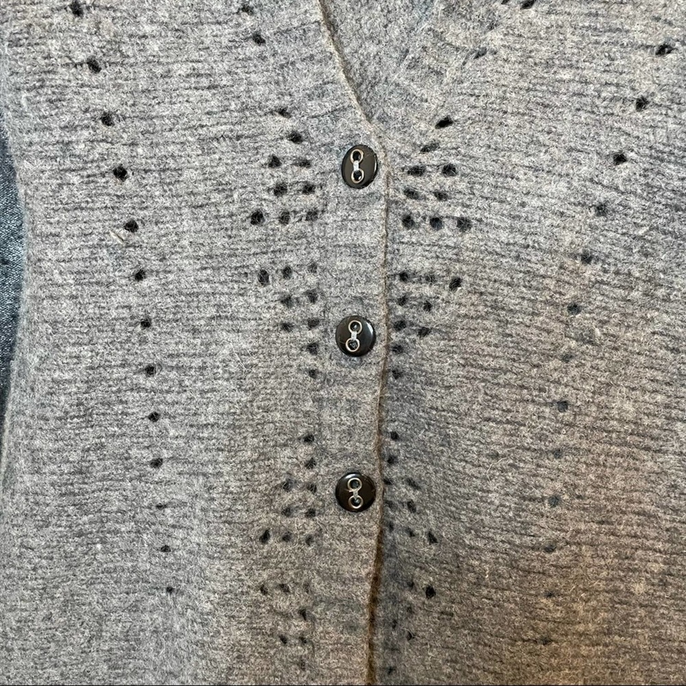 Free People Gray Lace Embroidered Cardigan - Picture 3 of 7